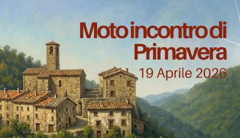Moto incontro primavera sfondo Casteldelci 19/04/26