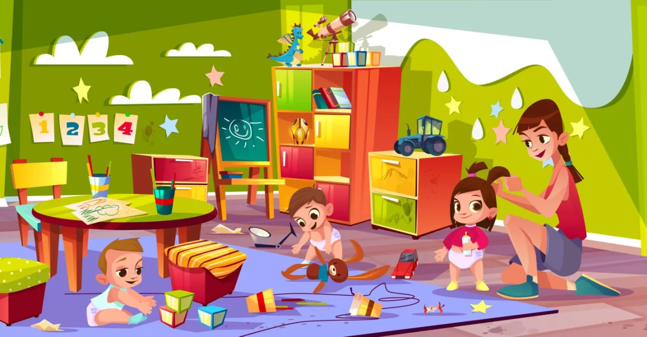 Disegno bambini al nido 